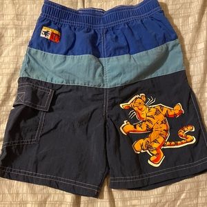 Tigger boys lined swim trunks